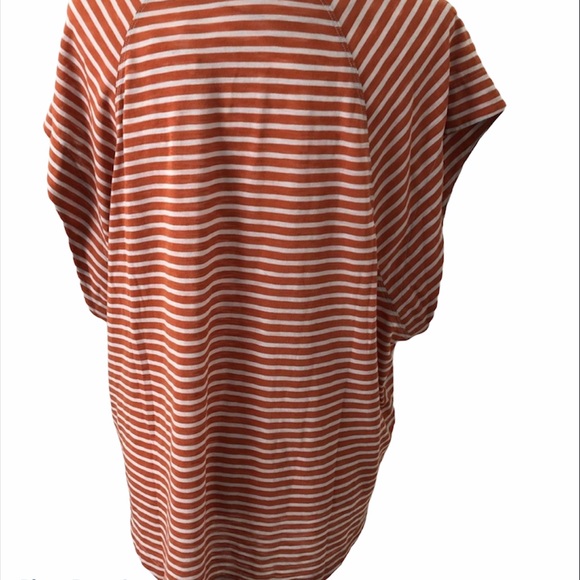 Free People Halo Stripe Knit Tee Copper Size Small - Picture 10 of 15